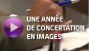 Une année de concertation en images