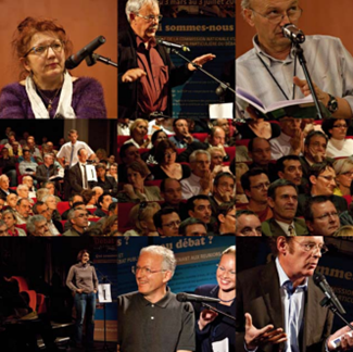Photos d'intervenants du débat public de 2009